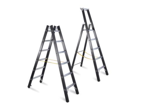 ZARGES Staande zwaarlastladder met sporten Z600 belastbaar tot 250 kg