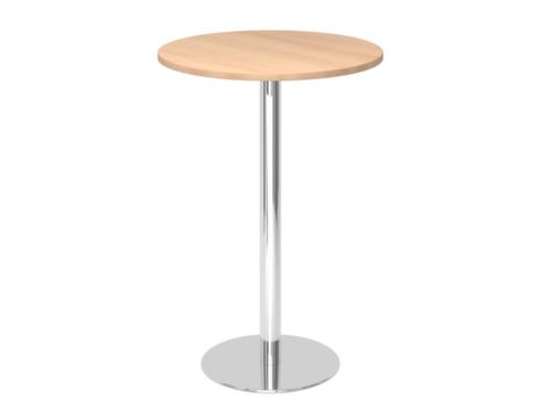 Statafel, Ø 800 mm, plaat eiken