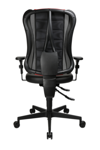 Topstar Bureaustoel Sitness Racer RS mit AL "P4" met 3D-zitting, zwart/rood