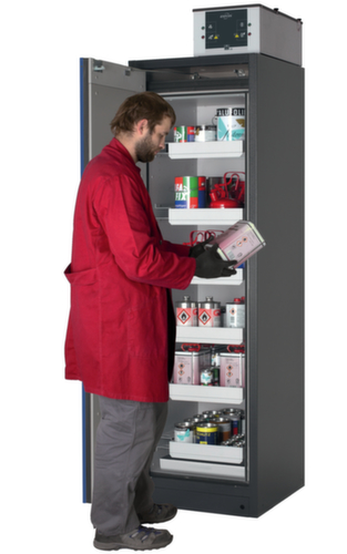 Veiligheidskast Q-PEGASUS-90 WDACL, hoogte x breedte x diepte 1953 x 599 x 615 mm