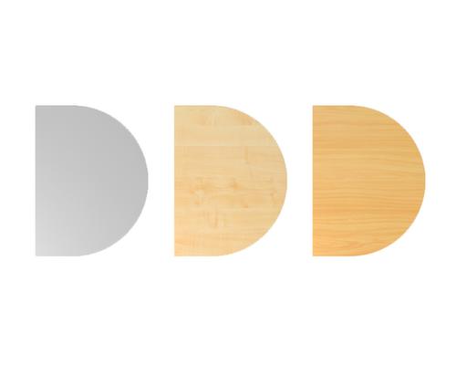 Halfronde aanbouwtafel