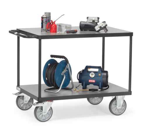 fetra Tafelwagen GREY EDITION 1000x700 mm, draagvermogen 600 kg, 2 etages