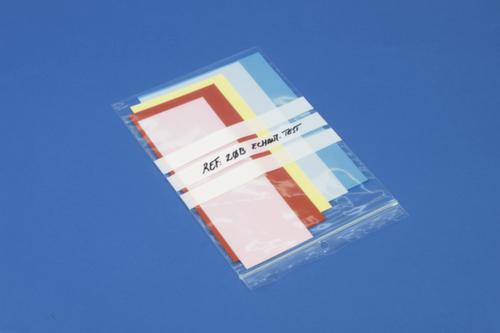 Gripzak met schrijflijnen, 50 µm, lengte x breedte 60 x 40 mm