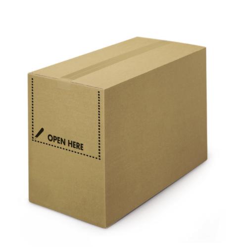 Golfkartonnen vouwdoos 1-golf