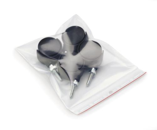 Extra sterke gripzak, 100 µm, lengte x breedte 200 x 100 mm