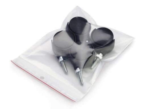 Extra sterke gripzak, 100 µm, lengte x breedte 200 x 130 mm