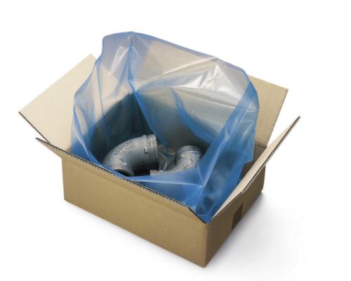 VCI-corrosiebeschermende zak met zijvouw, 100 µm, lengte x breedte 300 x 200 mm