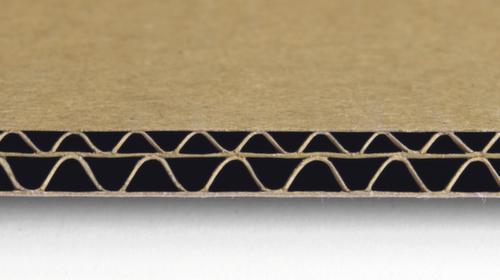 Golfkartonnen vouwdoos 2-laags