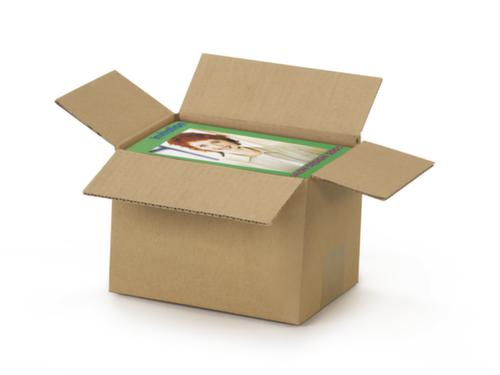 Golfkartonnen vouwdoos 1-golf