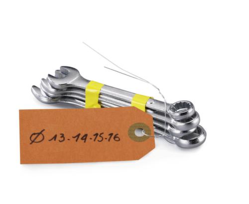 Etiketten voor aanhangen, lengte x breedte 80 x 38 mm