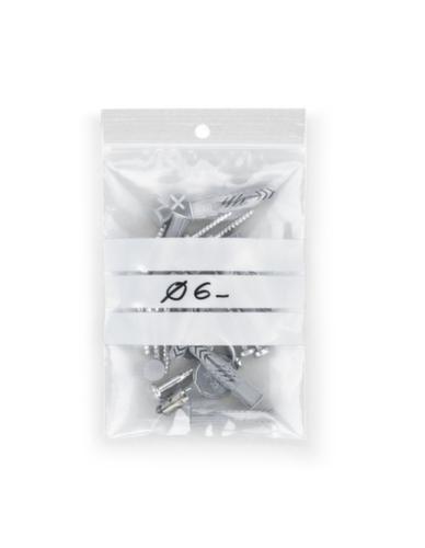 Gripzak met schrijflijnen, 50 µm, lengte x breedte 120 x 80 mm