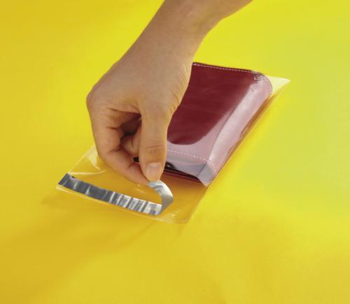 Plat zakje 100 µm dik, 40 µm, lengte x breedte 180 x 120 mm