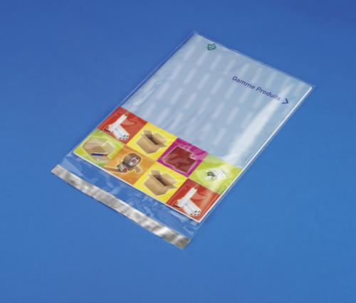 Plat zakje 100 µm dik, 40 µm, lengte x breedte 310 x 220 mm