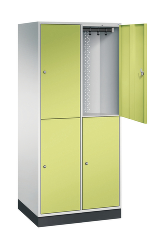 C+P Dubbele grootvolume garderobekast Intro, vakbreedte 360 mm