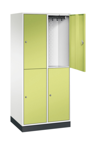 C+P Dubbele grootvolume garderobekast Intro, vakbreedte 360 mm