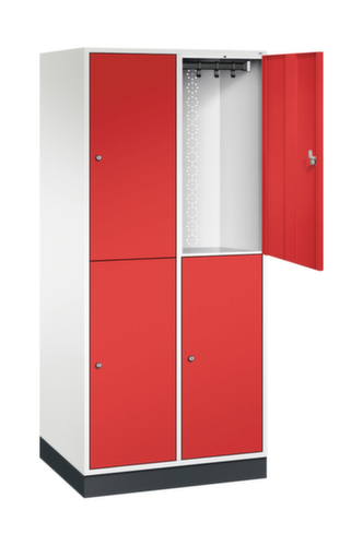 C+P Dubbele grootvolume garderobekast Intro, vakbreedte 360 mm