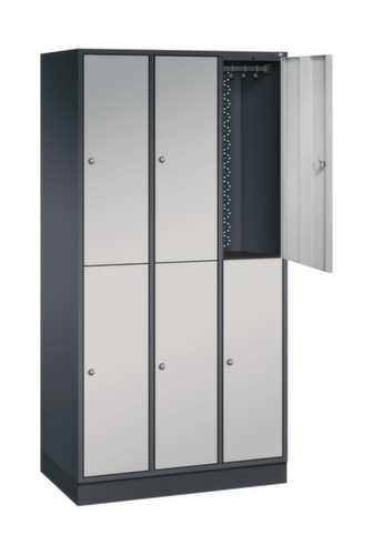 C+P Dubbele garderobekast Intro, vakbreedte 260 mm