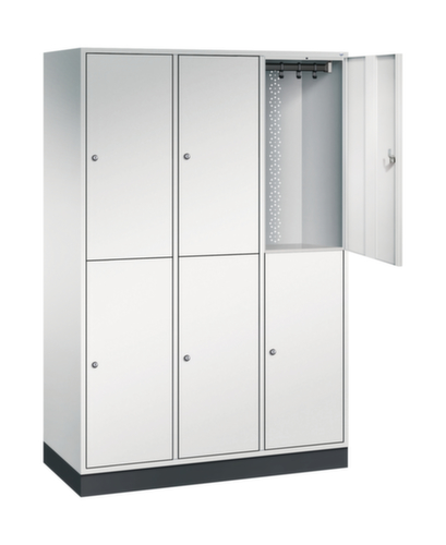 C+P Dubbele grootvolume garderobekast Intro, vakbreedte 360 mm