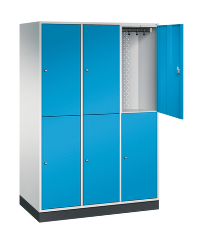 C+P Dubbele grootvolume garderobekast Intro, vakbreedte 360 mm