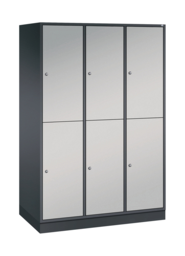 C+P Dubbele grootvolume garderobekast Intro, vakbreedte 360 mm