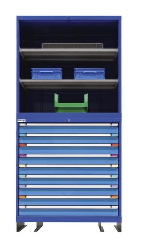 Thurmetall Modulair kastsysteem Modul 2, 9 lade(n), duifblauw/lichtblauw