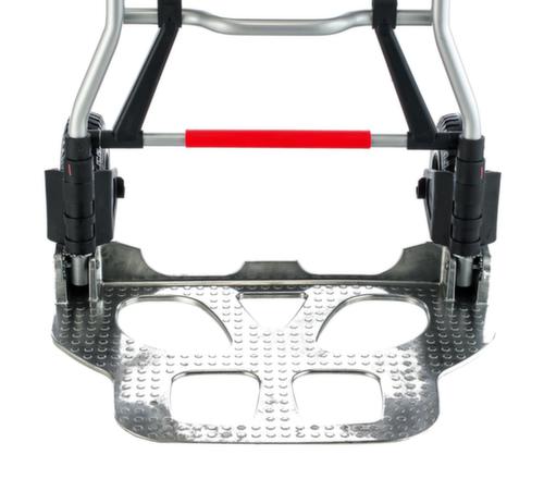 RuXXac in-/uitklapbare aluminium zakkensteekwagen Jumbo, draagvermogen 250 kg, polyurethaan banden