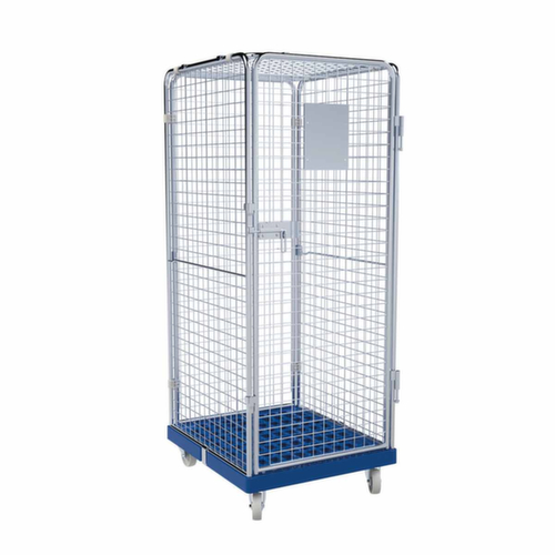 Hoge veiligheidsrolcontainer ADB, draagvermogen 500 kg, lengte x breedte 815 x 724 mm