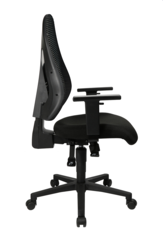 Topstar Bureaustoel Free Art, rugleuning met netbekleding, zwart