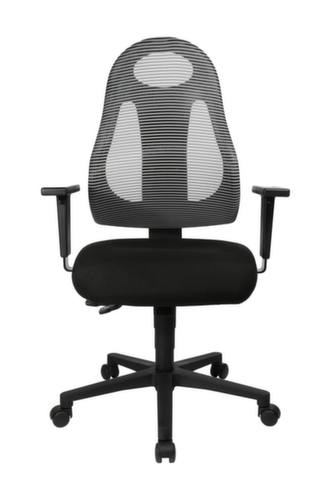 Topstar Bureaustoel Free Art, rugleuning met netbekleding, zwart