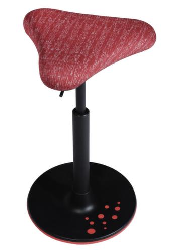 Topstar Zit-/stahulp Sitness H1 met driehoekige zitting, zithoogte 570 - 770 mm, zitting rood