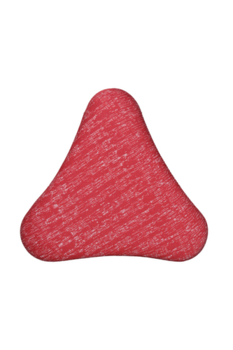 Topstar Zit-/stahulp Sitness H1 met driehoekige zitting, zithoogte 570 - 770 mm, zitting rood