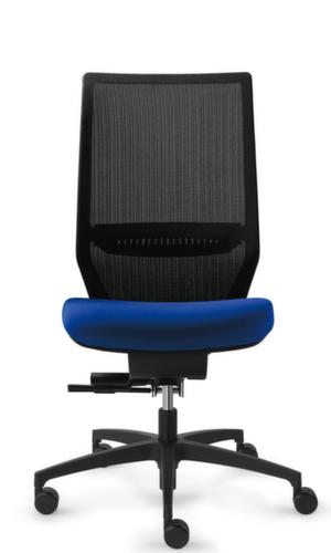 Dauphin Bureaustoel Shapemesh Plus met synchroonmechanisme, hoge rugleuning, blauw