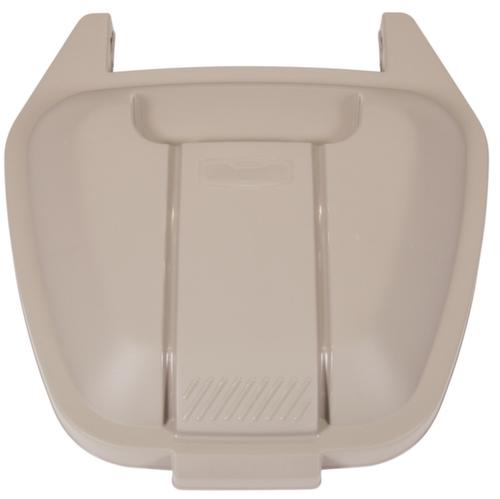 Rubbermaid Container met een inhoud tot 240 l, 100 l, beige, deksel grijs