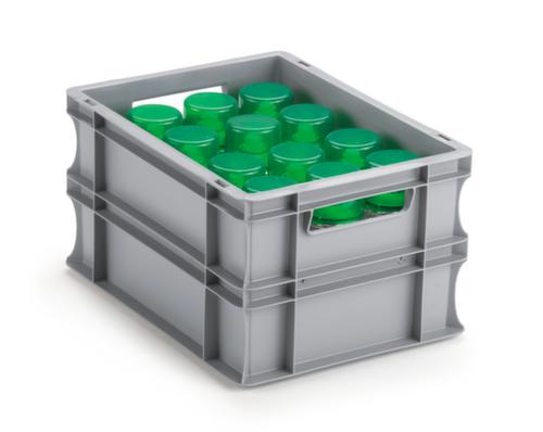 Euronorm-stapelbak ongeacht het merk te combineren, grijs, inhoud 20 l