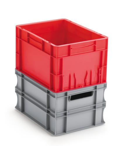 Euronorm-stapelbak ongeacht het merk te combineren, grijs, inhoud 20 l