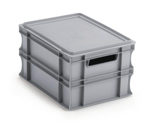 Euronorm-stapelbak ongeacht het merk te combineren, grijs, inhoud 20 l