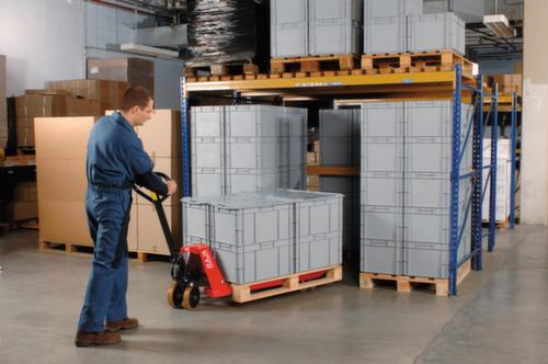 Euronorm-stapelbak ongeacht het merk te combineren, grijs, inhoud 76 l