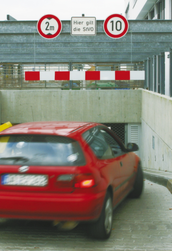 Moravia Hoogtebegrenzer MORION van aluminium, lengte 2000 mm