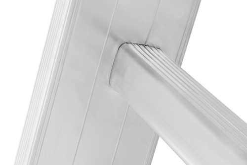 Hymer Driedelige multifunctionele telescoopladder SC 60, 3 x 12 sporten met antislipprofiel