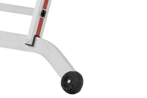 Hymer Driedelige multifunctionele telescoopladder SC 60, 3 x 12 sporten met antislipprofiel