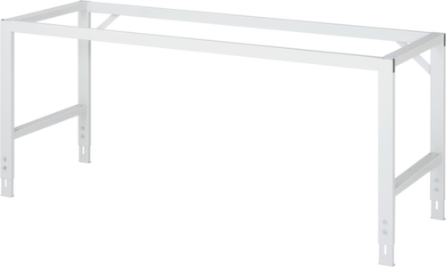 RAU In hoogte verstelbare werkbank Tom, RAL7035 lichtgrijs
