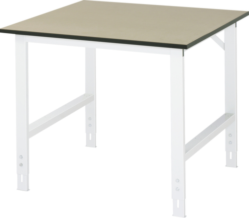 RAU In hoogte verstelbare werkbank Tom, RAL7035 lichtgrijs