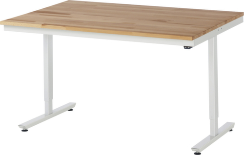 RAU Elektrisch in hoogte verstelbare werkbank adlatus 150, RAL7035 lichtgrijs