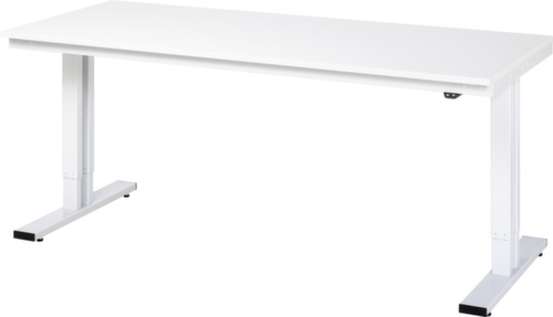 RAU Elektrisch in hoogte verstelbare werkbank adlatus 300, RAL7035 lichtgrijs
