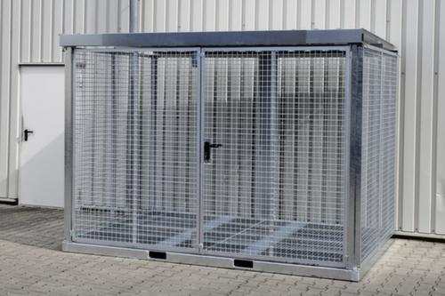 Bauer Gasflessendepot GFC-E/G met dak en bodem