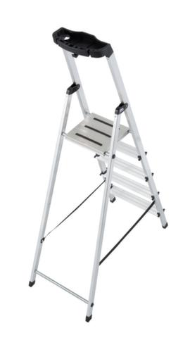 Krause Universele trapladder, 5 trede(n) met traanplaatprofiel