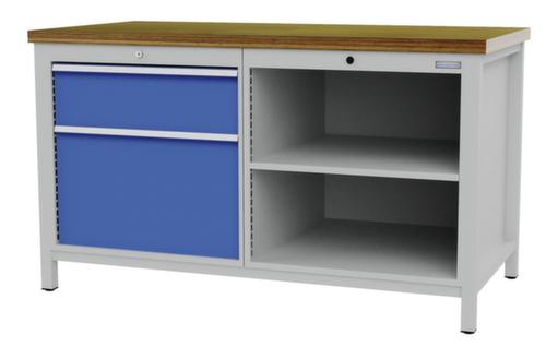 Bedrunka + Hirth Werkbank frame in veel kleuren en blad in verschillende soorten verkrijgbaar