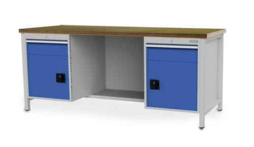 Bedrunka + Hirth Werkbank frame in veel kleuren en blad in verschillende soorten verkrijgbaar