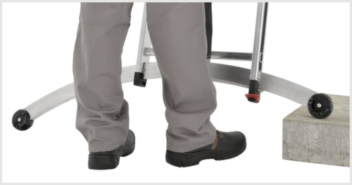 Hymer Multifunctionele ladder met Smart-Base®-traverse, 3 x 8 sporten met antislipprofiel