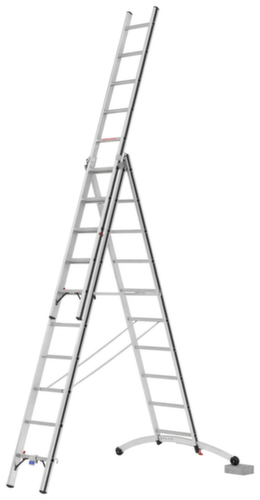 Hymer Multifunctionele ladder met Smart-Base®-traverse, 3 x 10 sporten met antislipprofiel